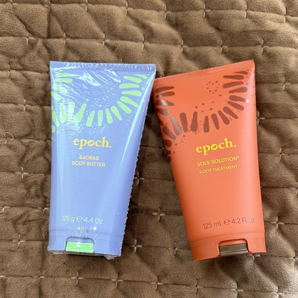 Epoch Baobab Body Butter and Sole Solution Foot Treatment